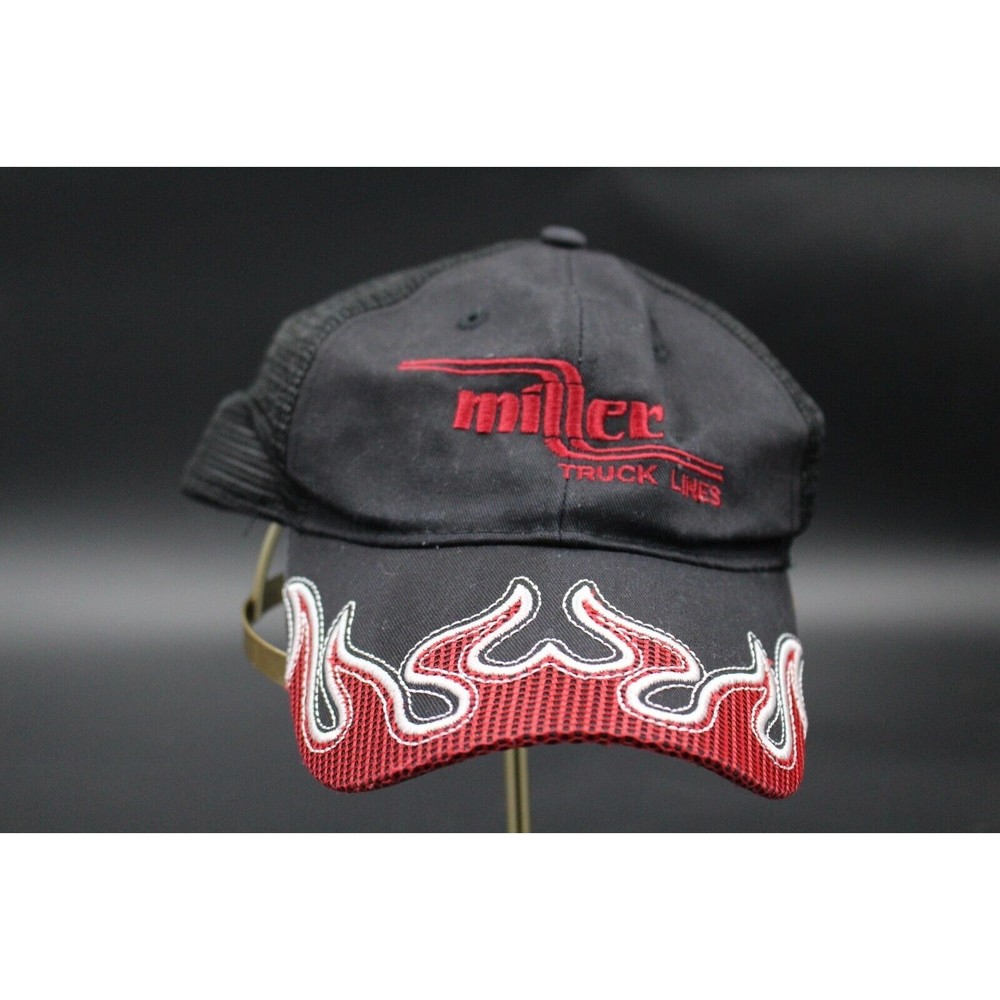 Miller truck lines flame hat